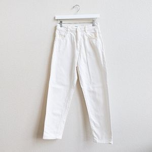 ZARA White High Waisted Jeans Sz 6